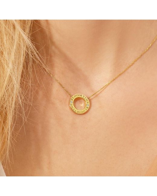 BLOOMTINE | Earth Angel HQ Metallic Mini Halo Wings Diamond & Solid Angel Necklace