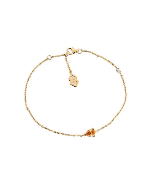 SALLY SKOUFIS Metallic Pure Bracelet With Made Cz Diamond Stimulant