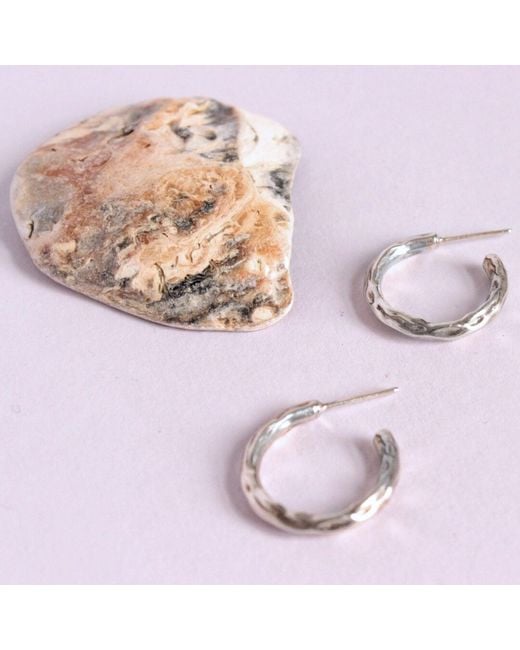 ASSUWA Metallic Galatea Hoop Earrings