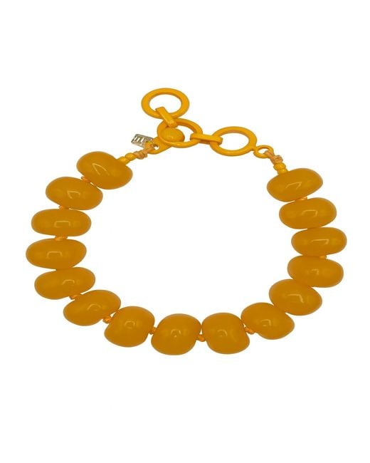 Michael Nash Jewelry Metallic Vivienne Resin Necklace