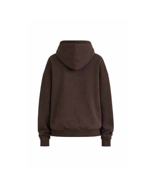 Loom Archives Brown Loom Applique Washed Hoodie