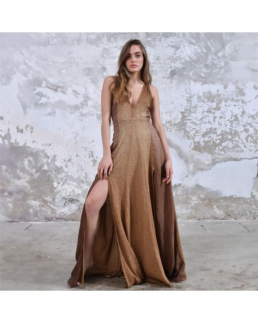 Zhenabia Natural Neutrals Zhe Dress Desert Sand
