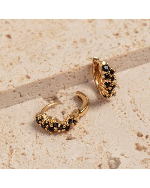 Claire Hill Designs Metallic Galaxy Huggie Earrings