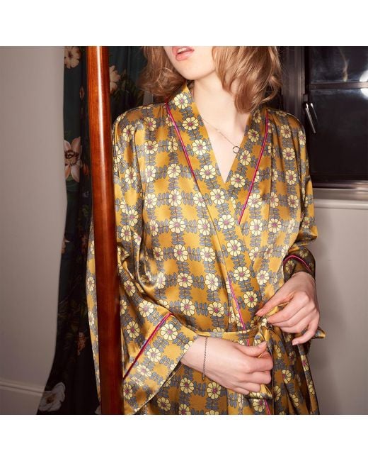 Emma Wallace Green Izzy Dressing Gown