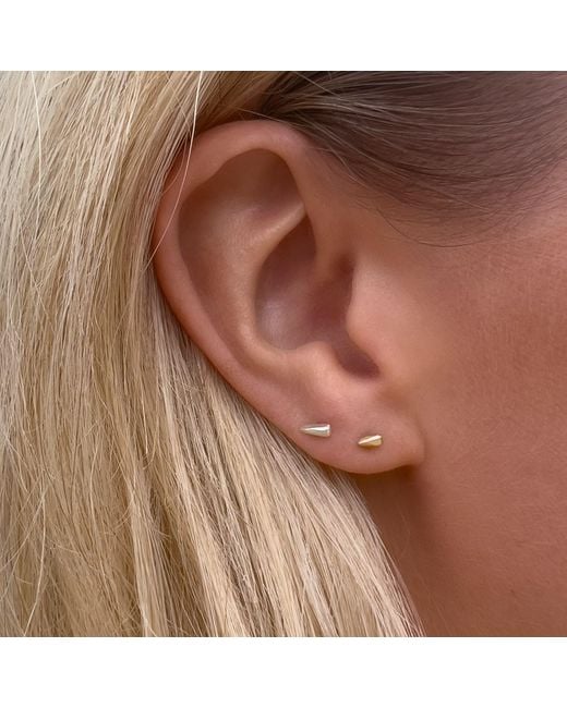 Tory Long Yellow Shard Stud Earrings