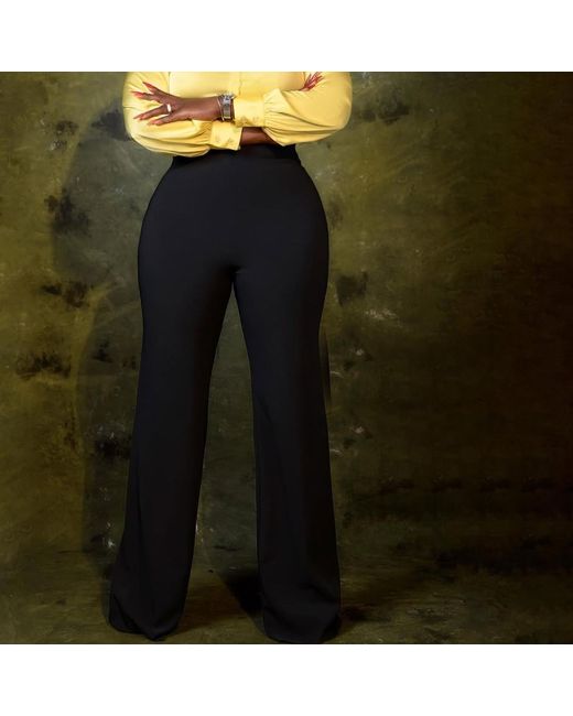 Freak Vault Black Flare High Waist Pant