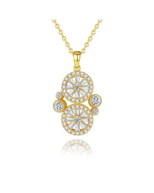 Classicharms Metallic Wheel Of Fortune Pendant Necklace
