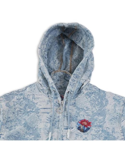 VERYRARE Blue Dark Lotus Hoodie for men
