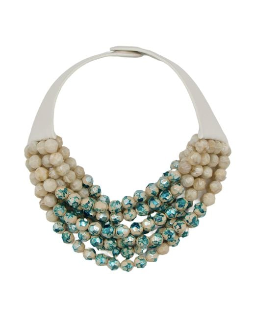 Fairchild Baldwin Green Hand Painted Gradated Bella Champagne Necklace