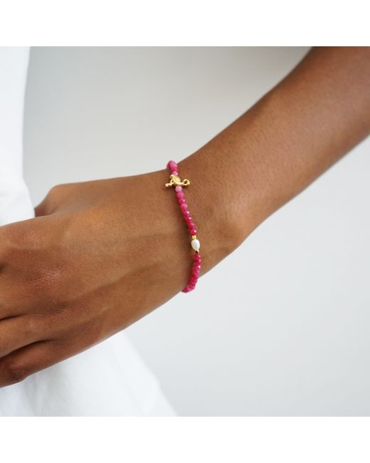 Smilla Brav Red Flamingo Bracelet