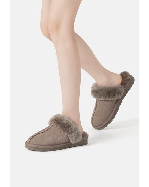 EverAu Australia Brown Raven Slippers