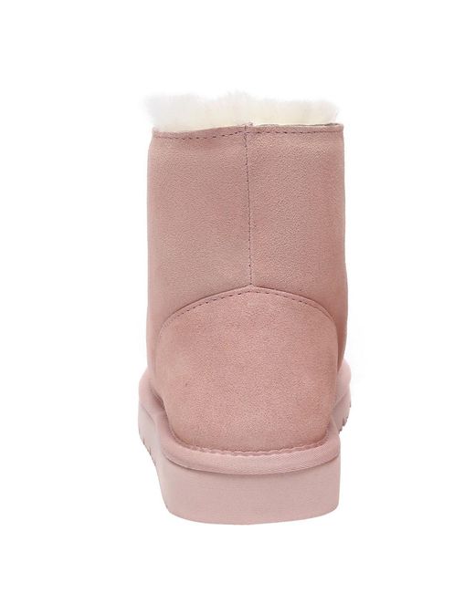 EverAu Australia Pink Owl Ankle Boots