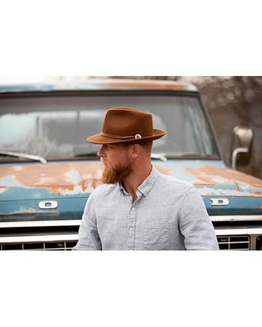 Jamie Slye Hats + Accessories Brown Buddy Wool Fedora Hat