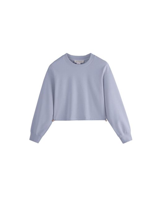 Supesu Blue Cubby Sweater, Cropped