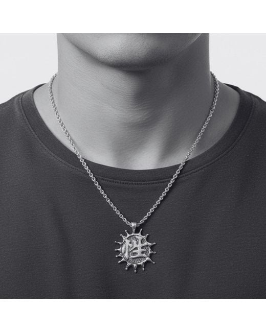 Tg-Jewellery by Tamara Gervasio Metallic Japanese Sex & Power Sign Pendant Chain – Sterling