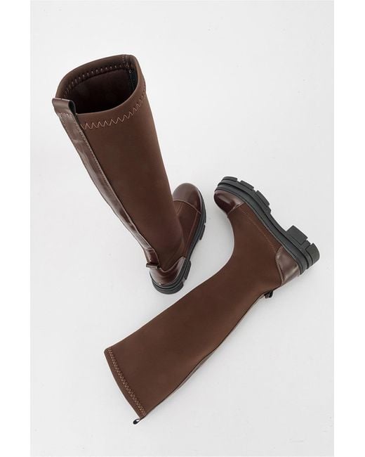 Prologue Shoes Brown Bella Scuba Boot