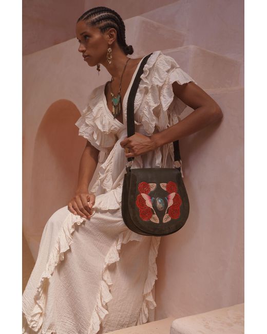 Jodi Lee Green Luna Charm Bag