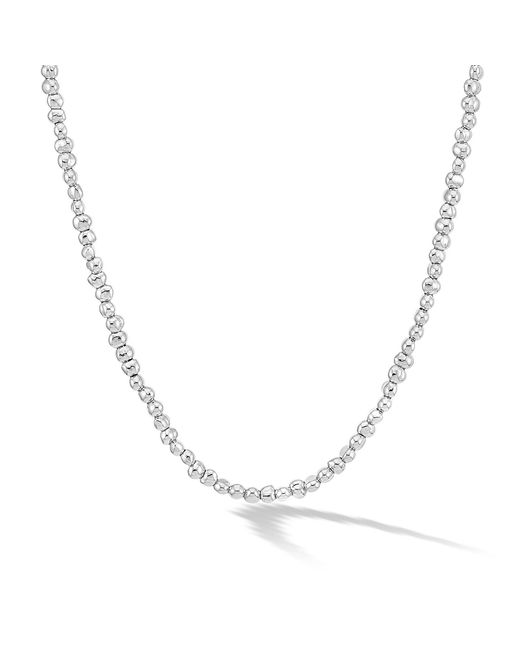 Dower & Hall Metallic Chunky Signature Nugget Necklace for men