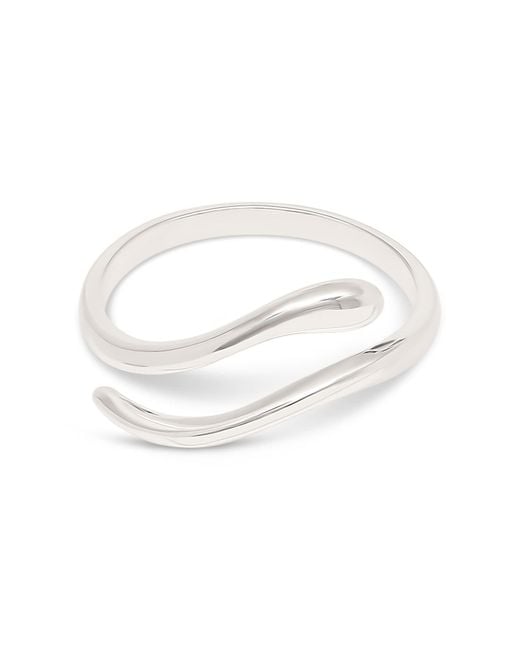 Esterah Metallic Open Curve Ring