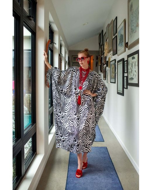 Jennafer Grace Multicolor Capri Caftan