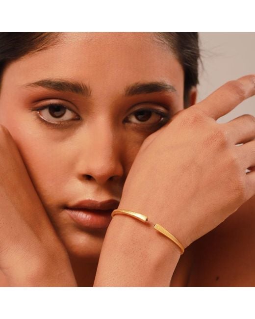 GEM BAZAAR Yellow Cristal Cuff