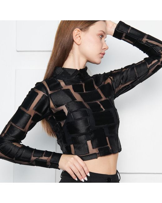 Ariana Bestepe Black Arelia Top