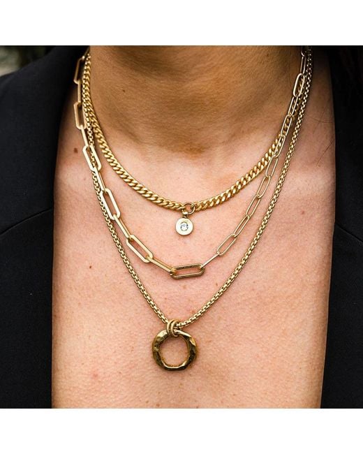 Loni Paul Jewelry Metallic Small Modern Crystal Necklace
