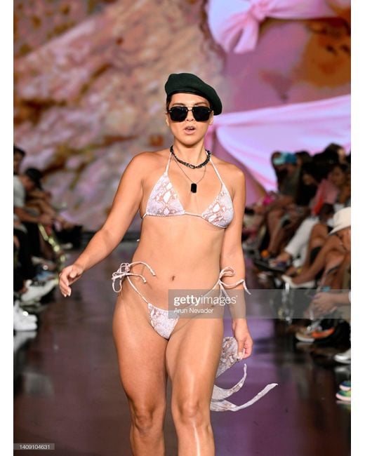 Bellaria Pink Mojave Python Bikini Set