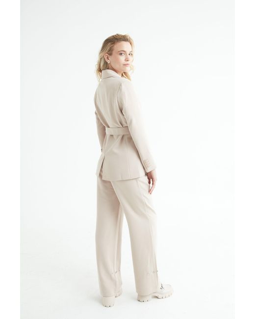 SECTION 101 Natural Neutrals Lainey Blazer- Tan