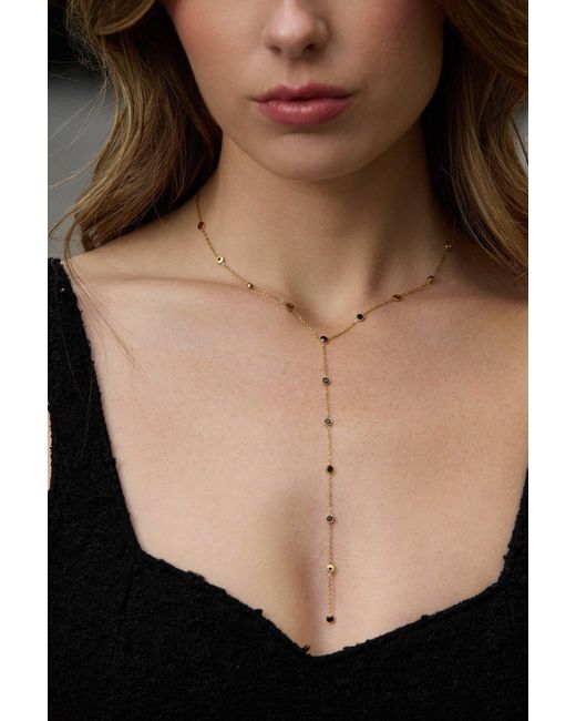Adriana Pappas Designs White Golddust Lariat
