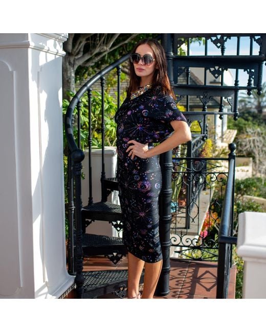 Jennafer Grace Black Celestia Angle Dress