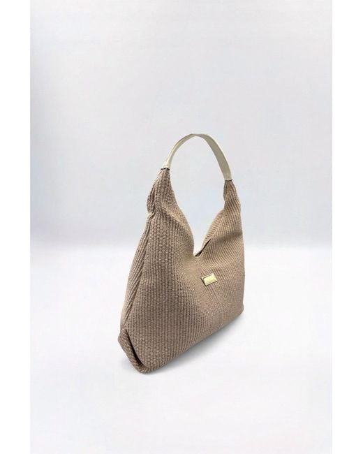 Franchetti Bond Gray Neutrals Bronte Italian Raffia Classic