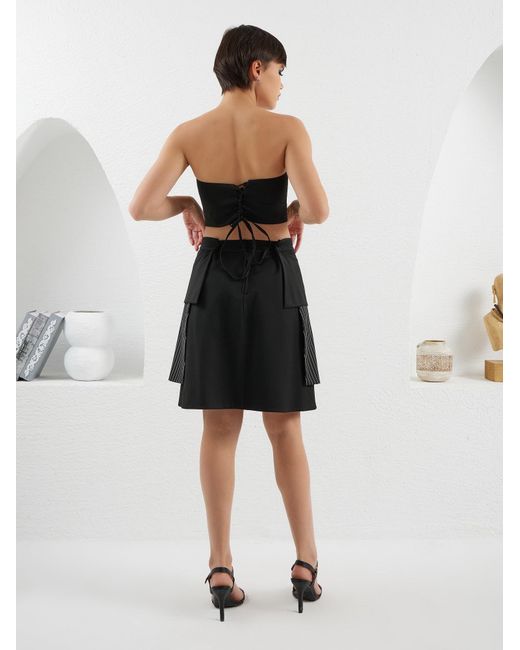 Lumina Eligma Black Dimensions Layered Skirt
