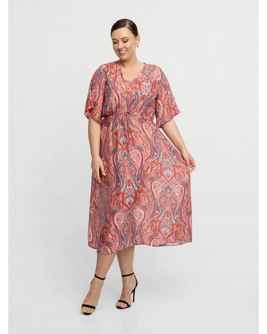 Zoe Red Veda Dress