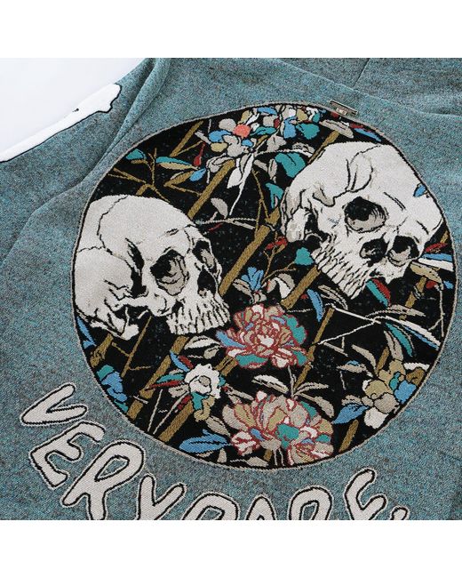 VERYRARE Blue Nozarashi Gosuke Hoodie for men