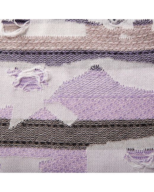 Fully Fashioning Gray Malaya Inlay Knit Vest