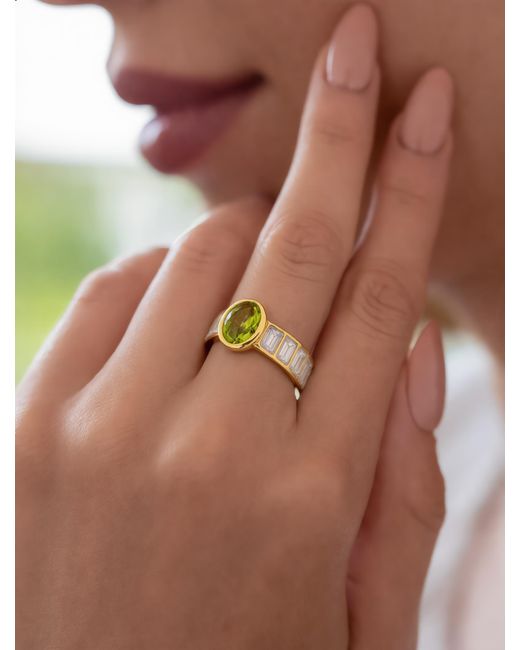 GEM BAZAAR Green The Chloe Ring