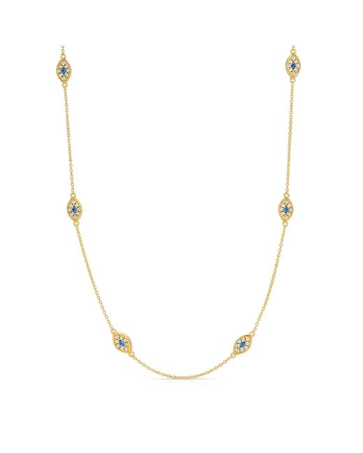 Zepplin the Label Metallic Cleary Necklace
