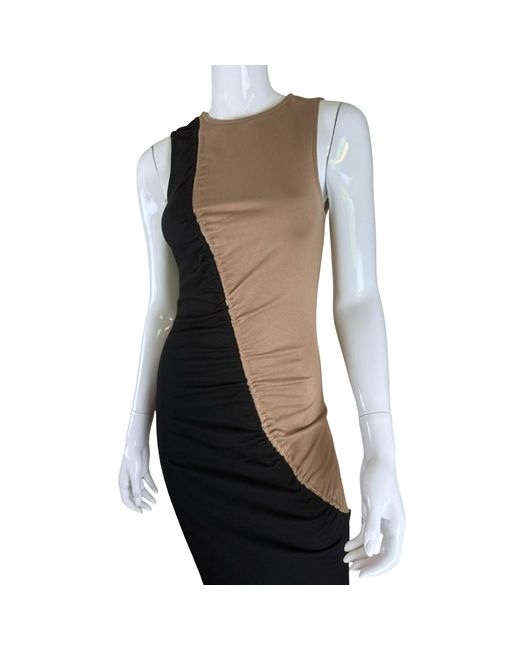 SNIDER Black Neutrals Ying Yang Dress