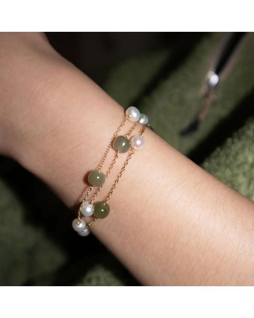 seree Multicolor Olivia Jade Pearl Bracelet
