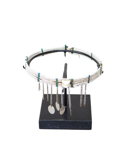 Botanical Boys Black Kenya Maasai Beaded Necklace
