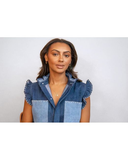 Claire Hill Designs Metallic Sparkly Cloud Charm Necklace