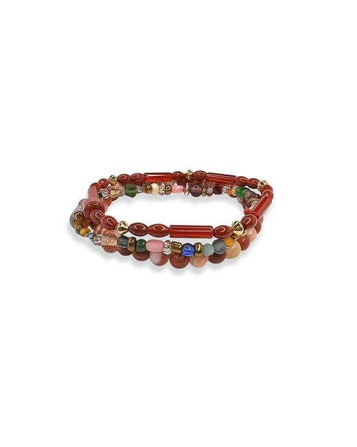 Jaredjamin Red Scorpion King Bracelet Set for men