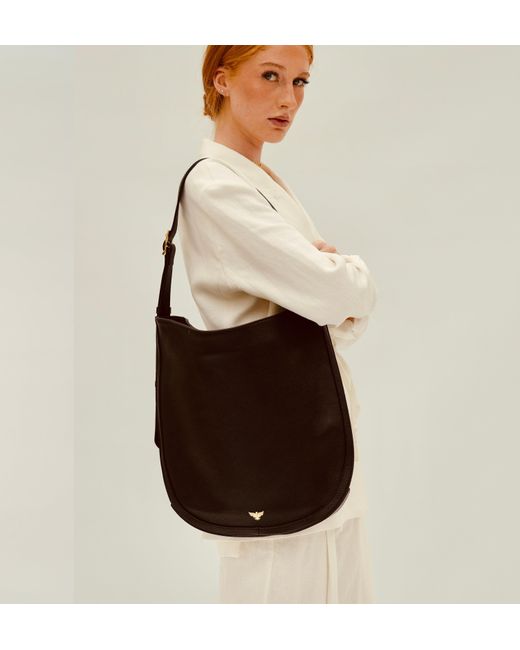 Apatchy London Black The Emma Leather Bag