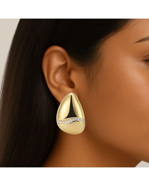 Zepplin the Label Metallic Helia Earrings