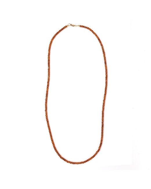 Shar Oke Multicolor Dainty Garnet Necklace for men