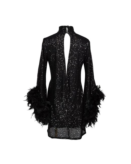 Jennafer Grace Black Time Warp Sequin Mod Mini