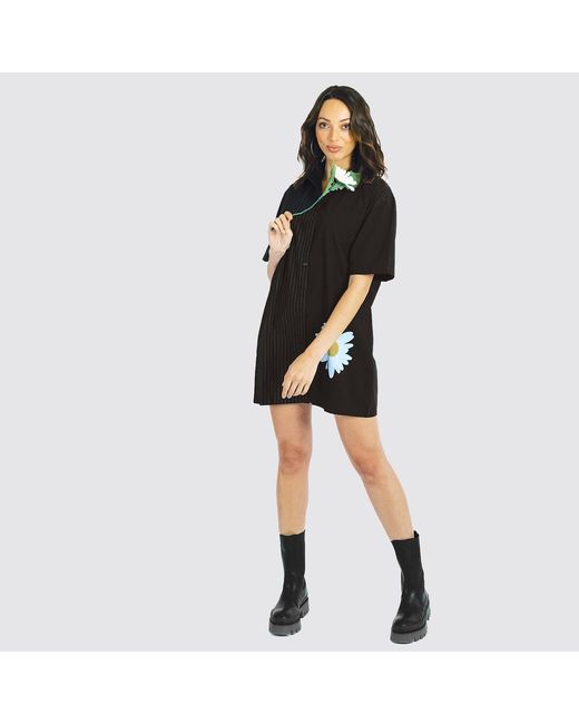 Zenzee Black Two Tone Shirt Dress