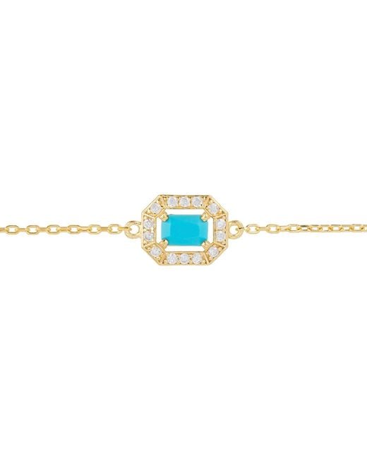 Latelita London Metallic Whistledown Gemstone Bracelet