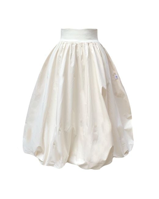 Frock Tales White Enoki Puffball Skirt